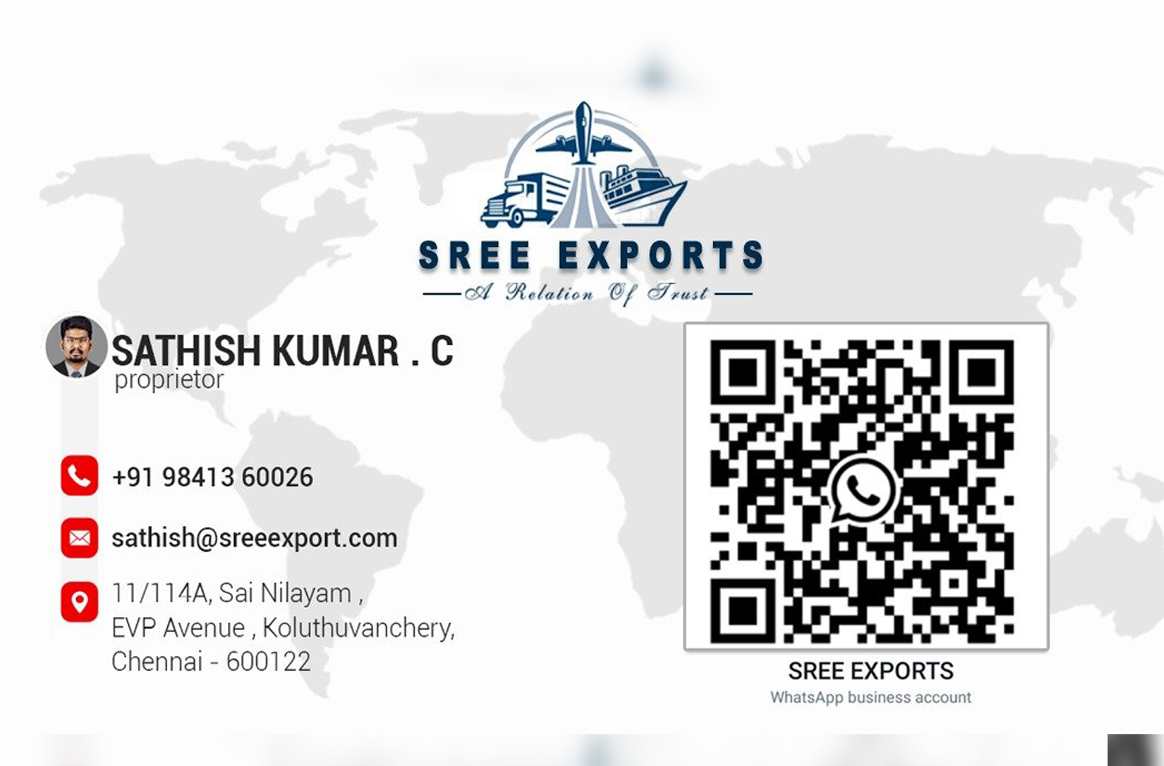 Sree Exports - Export operations and product sourcing